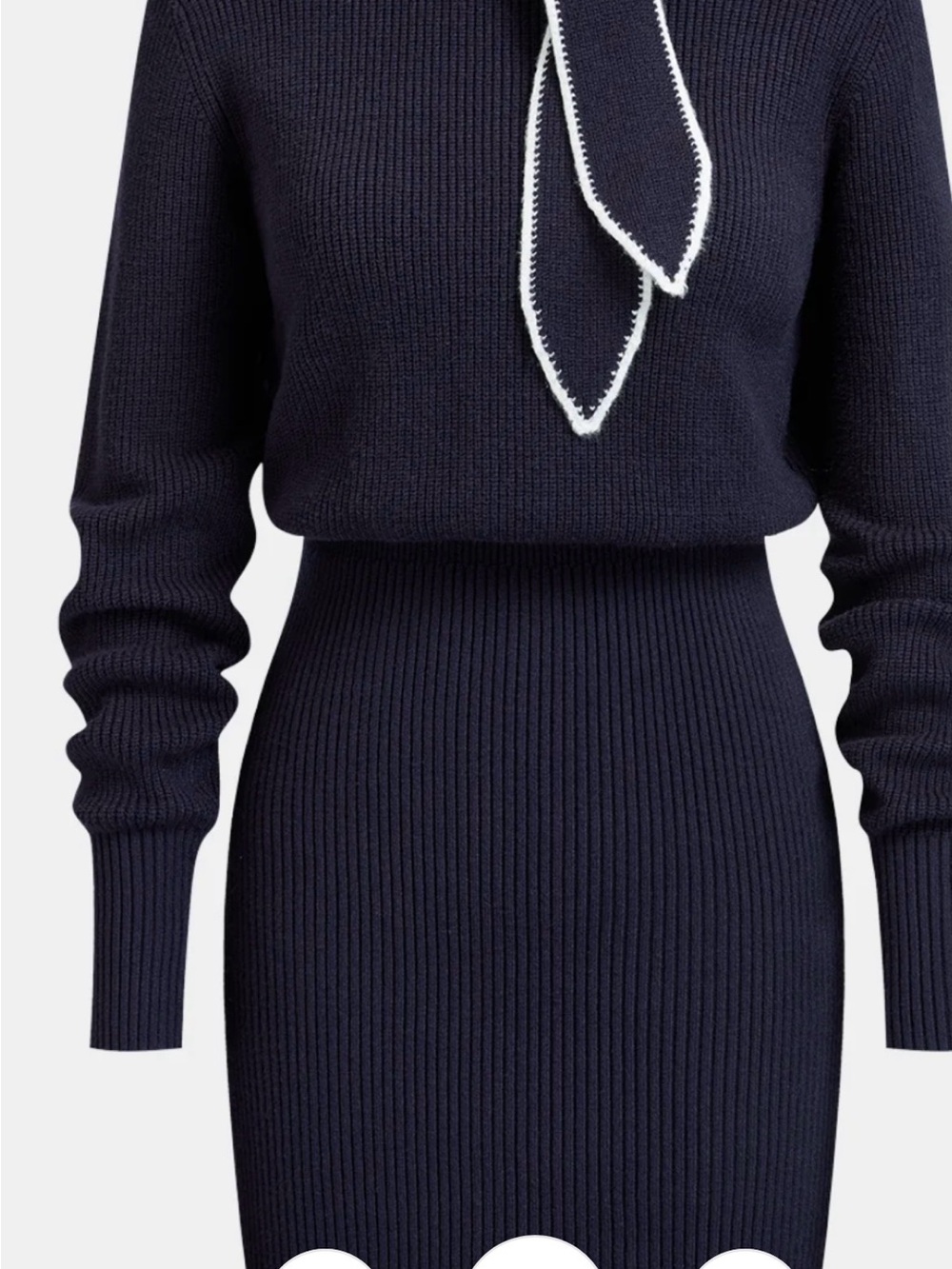 Commense sweater dress Navy - Picture 2 of 4